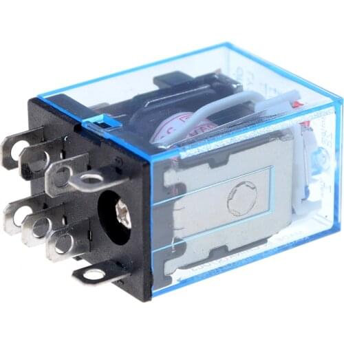 1PC PTF08A LY2NJ HH62P Relay 220V AC coil high quality general purpose DPDT micro mini relay Or socket base holder