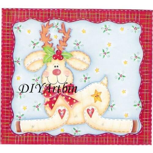 2020 New Die for card Christmas Reindeer cutting dies mold Scrapbook paper craft knife mould blade punch stencils die