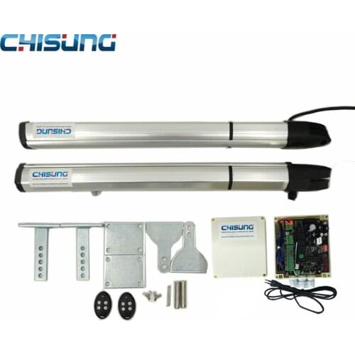 DC24V Electric Linear Actuator 200kgs Engine Motor System Automatic Swing Gate Opener + 2 remote control