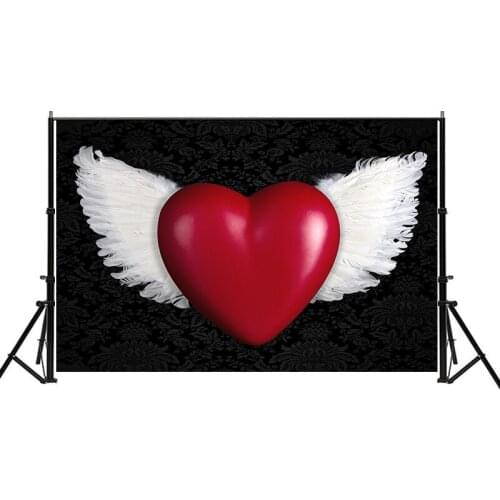 Large Heart Shape Photo Backdrop Wedding Photocall Custom Valentines Day Photography Background for Photo Shoot Valentines Gift