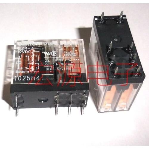 G2R-2 12VDC 12V Relay 2A 8PIN G2R-2 24vdc