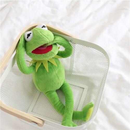 Hot Sale 40cm Kermit Plush Toys Sesame Street frogs Doll Stuffed Animal Kermit Toy Drop shipping Holiday Gifts For Kids