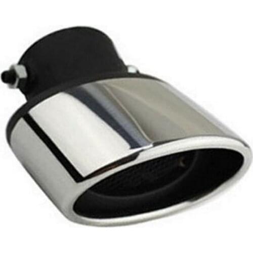 Exhaust Muffler Tip Trim Modified Car Tail Pipe Stainless Steel TailPipe Chrome For Ford Focus Chevrolet Cruze Aveo Kia 5 Mazda6