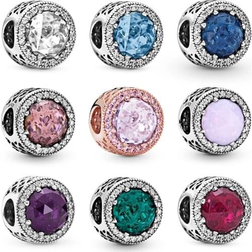 New Gift Jewelry Women Sterling Silver Beadeds DIY Designer Charms Bracciale Pandora Originali Argento 925 Bangle Bracelet Beads