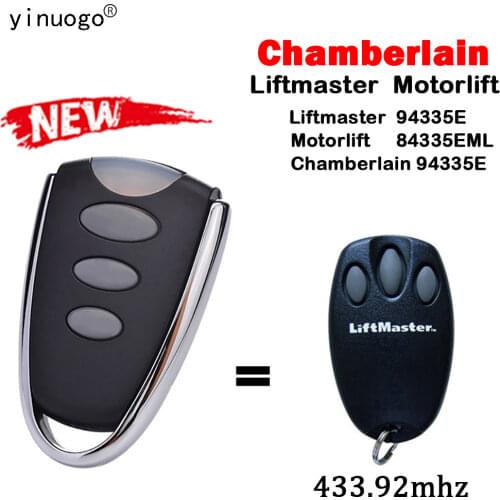 Newest Liftmaster 94335E Remote Control Garage Door Opener For Electric Gate Control Chamberlain Motorlift 84335EML Transmitter