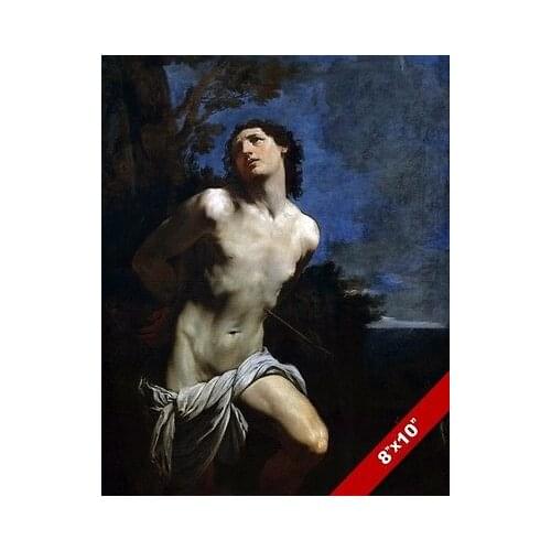 SAINT SEBASTIAN EARLY CHRISTIAN MARTYR GUIDO RENI oil painting replica -48 " HUGE hand painted painting # accept custom