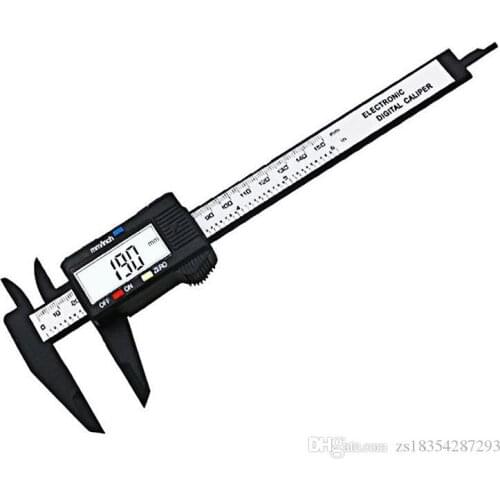 2018 New Arrival 150mm 6inch Digital Vernier Caliper Messschieber paquimetro measuring instrument LCD Electronic Calipers Measur