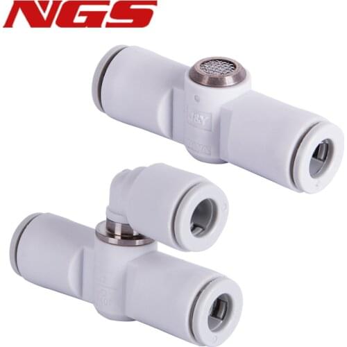 5 PCS Quick Exhaust Valve Connector AQ240F-04-04 AQ340F-06-00 Pneumatic Component Air Pipe Joint