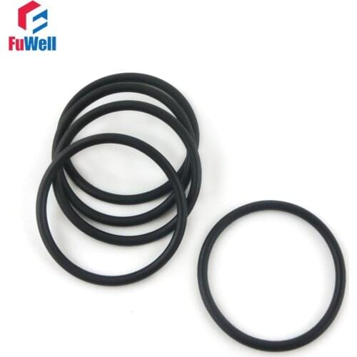 10pcs 5.7mm Thickness O-ring Sealing NBR 105/110/115/120/125/130/135/140/145/150/155mm OD O Rings Hole Sealing Gasket Washer