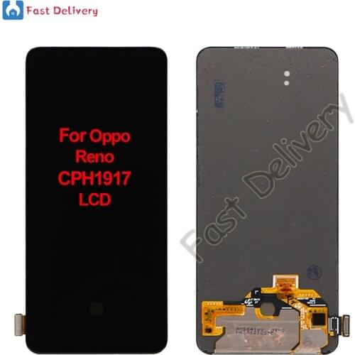 For Oppo Reno CPH1917 LCD Display Touch Screen Digitizer Assembly Replacement Accessory Parts For Oppo Reno lcd 100% Tested 6.4"