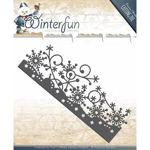 Winter fun Metal Cutting Dies for Scrapbooking Steel Craft Die Cut Embossing Paper Card Album Stencil