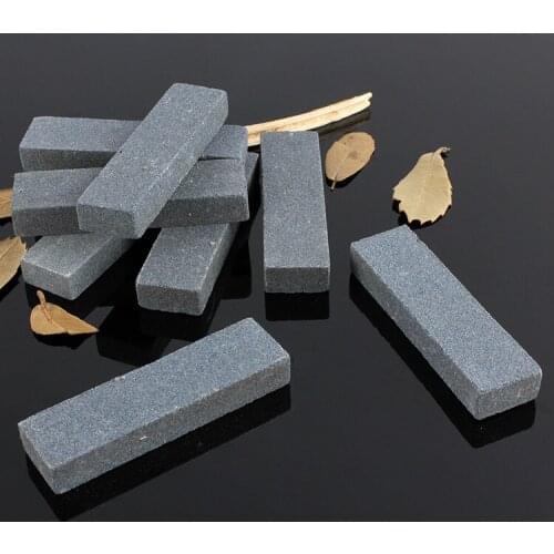 10pcs/lot 120# Grit Kitchen Sharpener Whetstone Durable Sharpening Grinder Stone High Quality Sharpener Whetstones