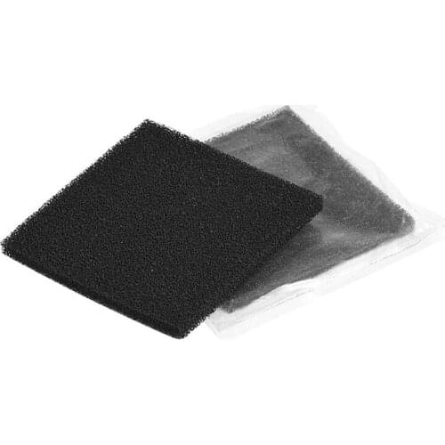 10Pcs Activated Carbon Sponge Filter Foam Sound-Absorbing Vacuum Cleaner Filter Set Installed In The Smoke Absorber