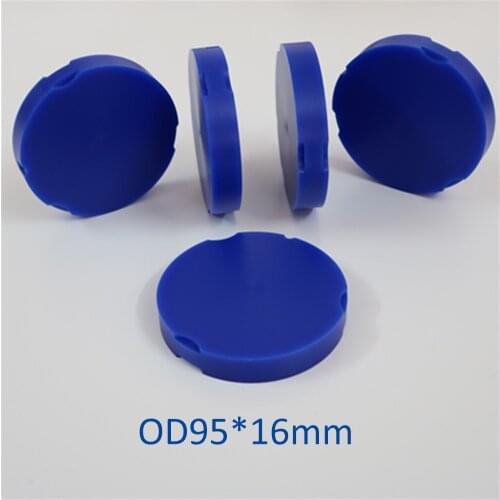 10 Pieces 95x16mm Dental Casting Wax Blocks Blue,White,Brown for CADCAM Milling Zirkonzahn System Wax Disc Crown Bridge Burn-out