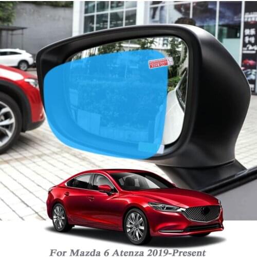 2PCS Anti Fog Car Window Clear Film Car Rearview Mirror Film For Mazda 6 Atenza 2019-Present Waterproof Stickers Accessories