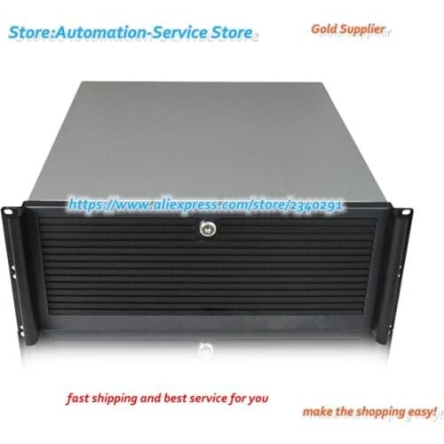 4U Industrial Control Server Box Aluminum Panel High-Grade Full Door PC Board Large Power Supply