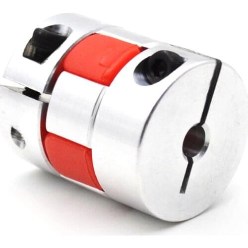 5mm to 5mm CNC Motor Jaw Shaft Coupler Flexible Coupling Spider 3D printer fittings aluminum alloy star shaped elastic coupling