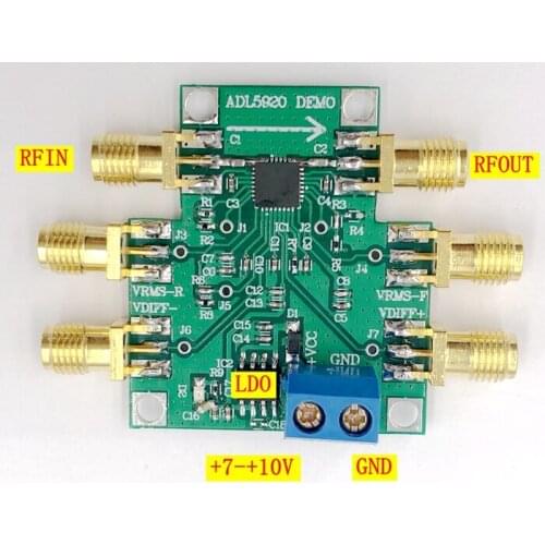 ADL5920 9 KHz to 7 GHz Bidirectional RMS and VSWR Detector Detection Module