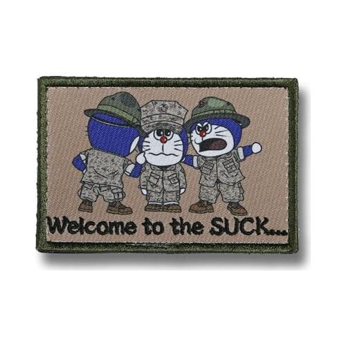 Future Combat Machine Instructor Patch Marine Team Jingle Cat Intelligent Combat Machine Camp Thermal Transfer Military Patches