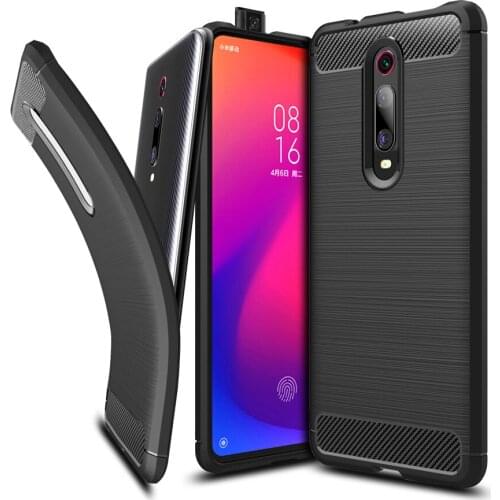 Redmi K20 Carbon Fiber Case For Xiaomi Redmi K20 Pro Cover Drawing Material Phone Case For Redmi K20 360 Full Protective Fundas