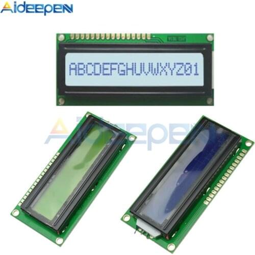 DC 5V 1601 16X1 Character Digital LCD Display Module LCM STN SPLC780D KS0066 LED Backlight 16 Single Row Interface Board