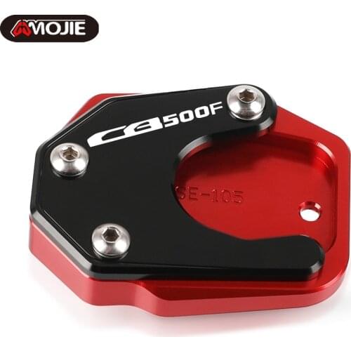 FOR Honda CB500F 2014 2015 2016 2017 2018 2019 2020 2021 Motorcycle Side Stand Enlarger Kickstand Enlarge Plate Pad Accessories