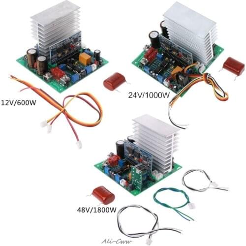 Pure Sine Wave Power Frequency Inverter Board 12/24/48V 600/1000/1800W Finished Boards For DIY