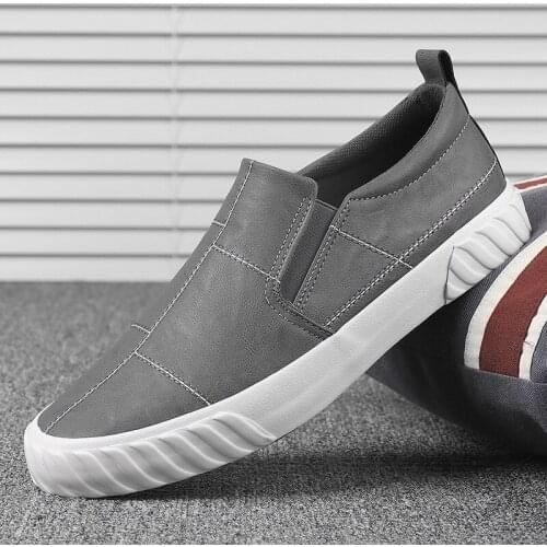 2021 hot sale new fashion mens shoes, high-quality casual shoes, PU leather panel shoes, popular big grid trendy loafers