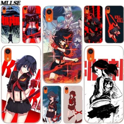 MLLSE anime KILL la KILL Fashion Cover Case for iphone XS Max X XR 8 7 6 Plus 5 SE 5S 5C 4 4S Mobile Phone Bags Hot