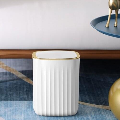 7/8/12L/15L Smart Sensor Trash Can Home Electronic Automatic Trash Bin Kitchen Waste Bin Trash Can for Bedroom Kitchen Bathroom