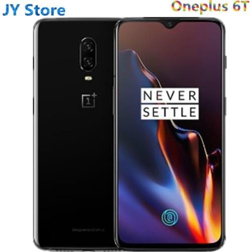 Global Rom New Oneplus 6T 6t Snapdragon 845 Cellphone 4G LTE 6.41'' NFC 3700mAh 20MP+16MP Android 9.0 One Plus 6t phone