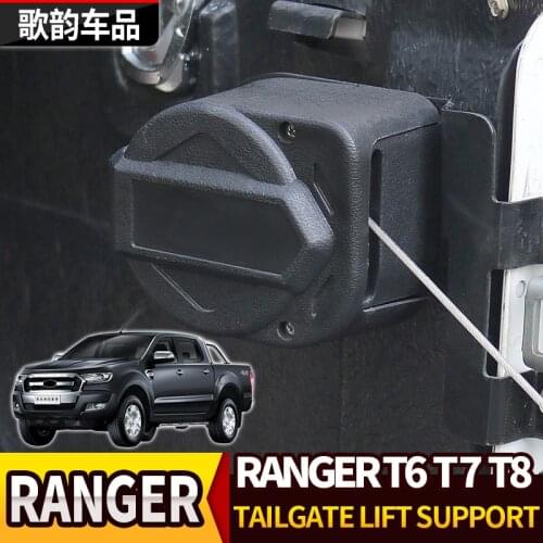FOR RANGER 2012-2019 T6 T7 T8 TAILGATE LIFT SUPPORT EASY Rear gate SLOW UP AND SLOW DOWN Strut Stainless Steel Gas accessories