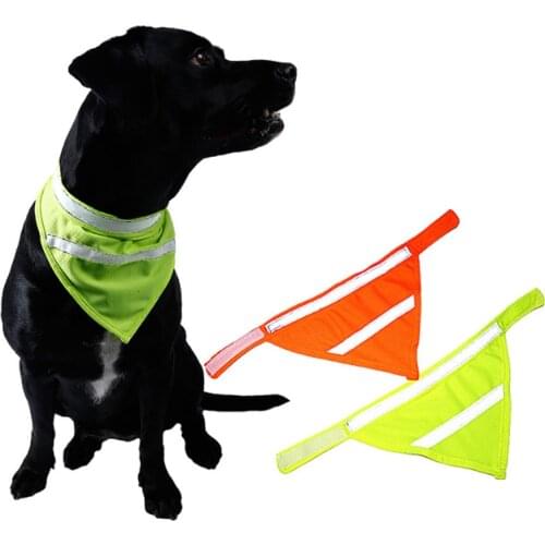 Pet Neckerchief Cat Dog Accessories Scarf Waterproof Printing Bibs Scarf Collar Pet Saliva Towel Reflective Towel Dog Clothes
