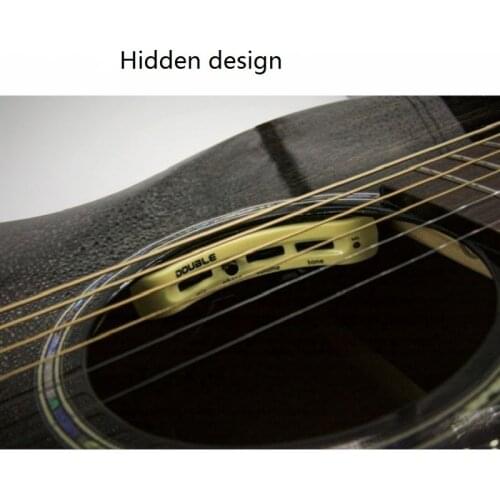 Hidden acoustic guitar pickup musical instrument accessories double guitar pickup