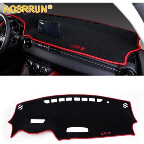 Car-styling Car dashboard insulation upholstery Car Accessories For Mazda CX-3 CX3 2016 2017 2018