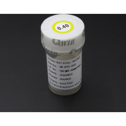 0.40mm mm BGA Lead Solder Ball 250K Bottle Free Shipping