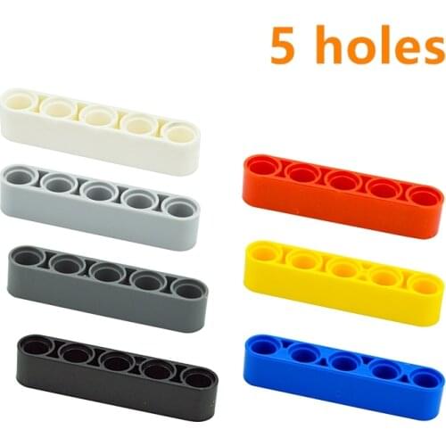 Thick 1x5 hole arm Bricks Building Blocks Technical DIY Liftarm Compatible MOC Parts Educational 32316 Assemble Particles Toys
