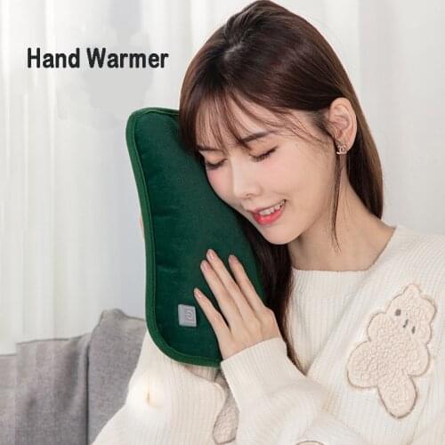 USB Hand Warmer Electric Graphene Heat Warm Pillow Gloves Pad Winter Hot Water Bag Thermal Clothes Automation Hands Heater