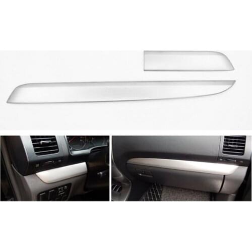Car Inner dashboard glove box panel cover Trim Sticker Car Styling Fit For Toyota Prado FJ120 2003-2009