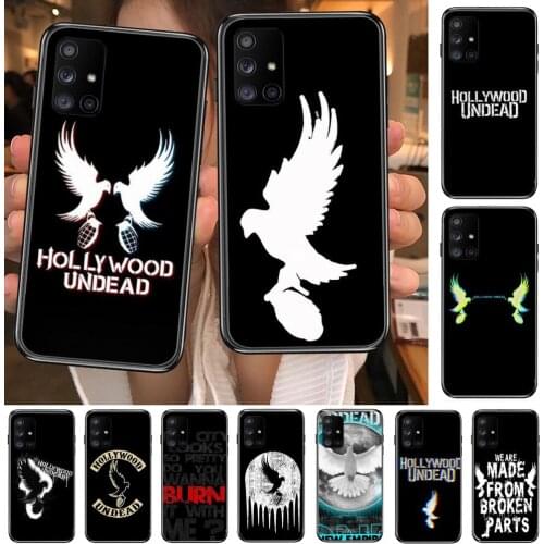 Hollywood undead Hard Phone Case Hull For Samsung Galaxy A 50 51 20 71 70 40 30 10 80 E 5G S Black Shell Art Cell Cove