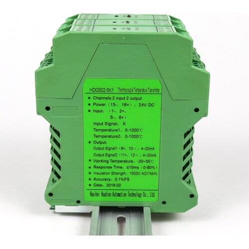 0-5v converter rtd thermal resistance signal isolator temperature sensor
