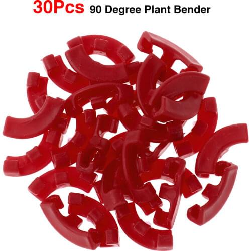30Pc 90 Degree Plants Bender Garden Orchard Trees Branches Bending Clips Plastic Planting Trainer Clamps Bender for Flower Plant