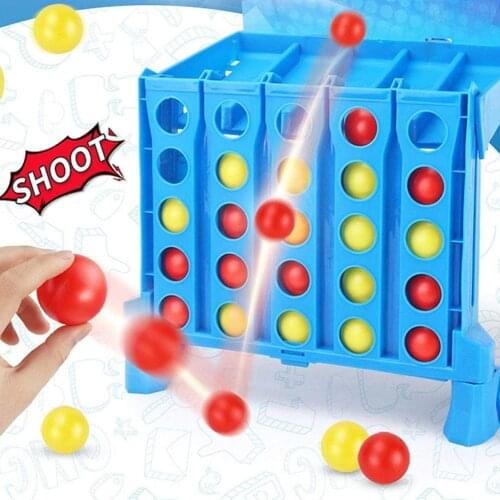 4 Shots Game Bouncing Linking Shots Bounce and Link Ball Game Bouncing 4-to-Link Shots Parent-Child Interaction Table Game