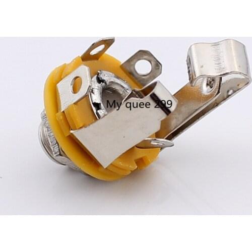 6.5 double channel audio metal socket, socket and switch