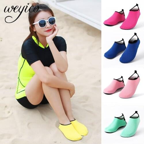 Aqua Shoes Unisex Summer Men Woman Breathable Beach Slippers Upstream Shoes Adult Swimming Sandals Diving Socks Wading Shoes