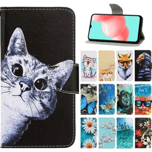 For Samsung A12 Case Flip Wallet Phone Cases For Samsung Galaxy A12 Case Leather Fundas on For Samsung A 12 A125 SM-A125F Cover