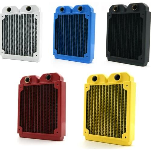 Colorful Computer Radiator 28MM Copper Cooling Water Row 120X For 120mm FAN Black/White/Blue/Red/Yellow New Arrival