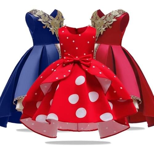 Elegant Toddler Girl Princess Dress Wedding Flower Girls Dress Kids Party Dress For Girls Costume Children Clothes 7 8 9 10 Year