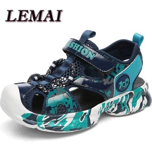 Dropshipping LEMAI Sandals boys shoes summer new frame sneakers hollow boy boy tide breathable childrens shoes kids sandals