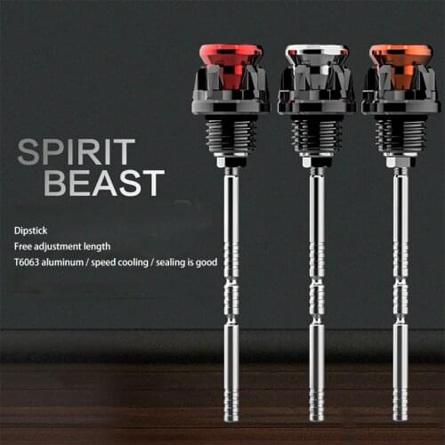 SPIRIT BEAST Motorcycle Fuel Oil Dipstick Ruler Accessories for HONDA SUZUKI GY6 ENGINE SYM Benelli KYMCO Yamaha